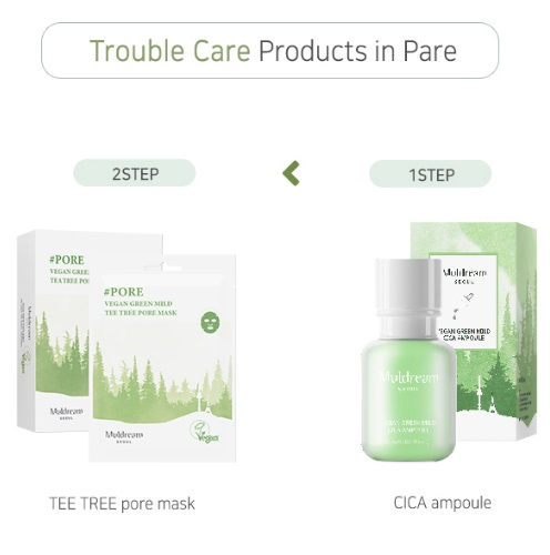 Thumbnail: MULDREAM Vegan Green Mild Tea Tree Pore Mask
