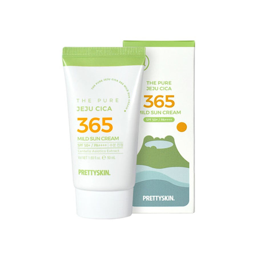 Thumbnail: PRETTYSKIN The Pure Jeju Cica 365 Mild Sun Cream SPF50+ PA++++ 50ml
