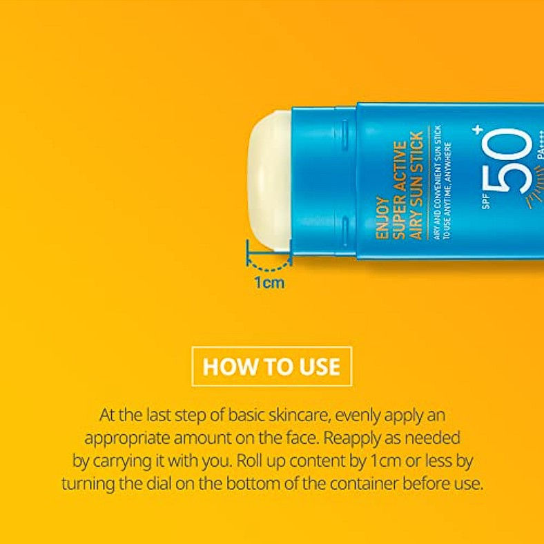 Thumbnail: SCINIC Enjoy Super Active Airy Sun Stick SPF50+ PA++++ 15g