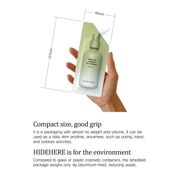 Thumbnail: HIDEHERE Green Tea Collagen Gel Cleanser
