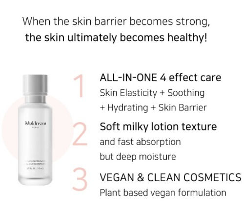 Thumbnail: MULDREAM Vegan Green Mild All-in-One Moisture Lotion