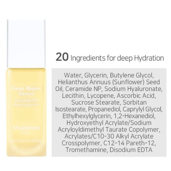 Thumbnail: MULDREAM Deep Repair Serum Ceramide NP Hyaluronic acid