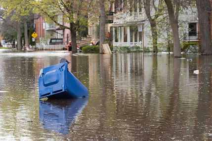 flooded road
