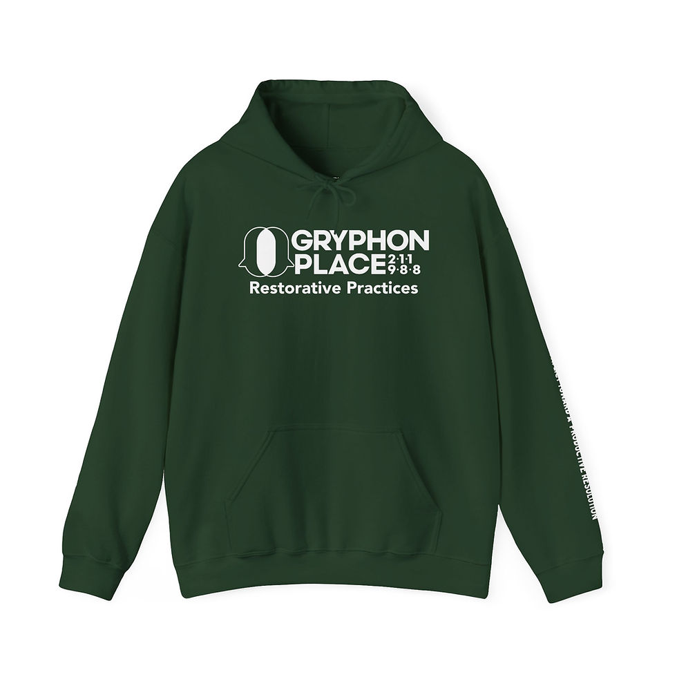 Thumbnail: Gryphon Place Restorative Practices Unisex Hoodie