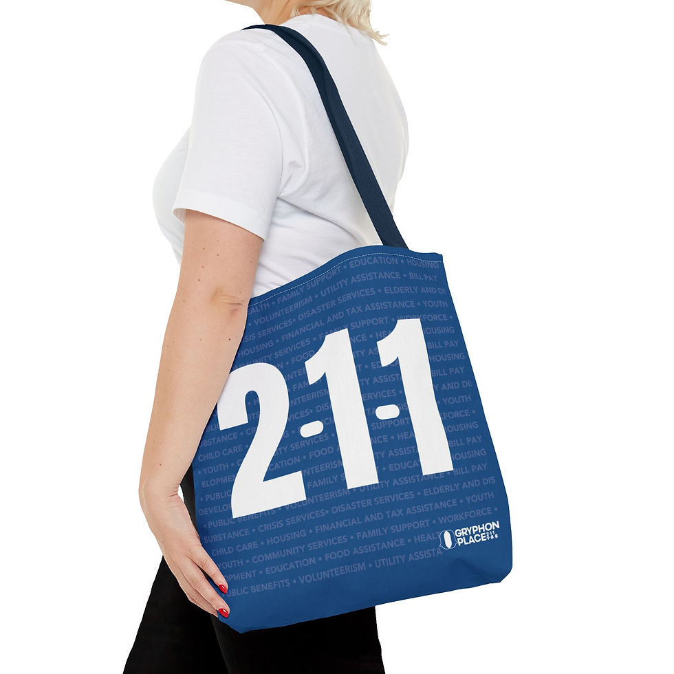 Thumbnail: 2-1-1 Tote Bag - Perfect for Community Advocates & Everyday Use