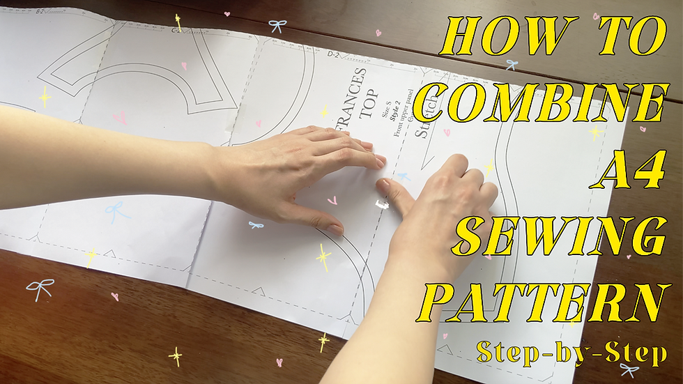 How to Assemble Your Sewing Pattern PDF: A Complete Step-by-Step Tutorial