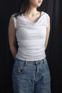 cowl neck tank top sewing pattern PDF step by step guide
