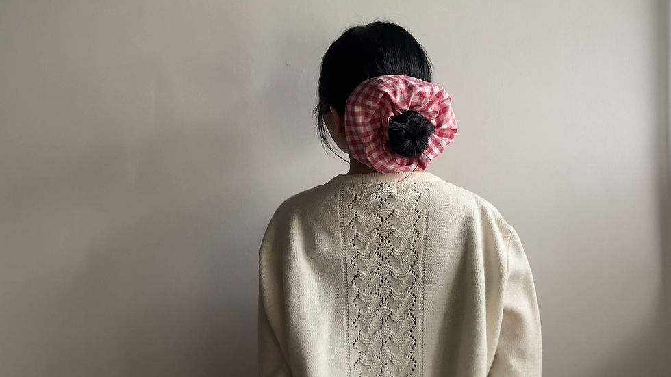 free sewing patterns 2 sizes Scrunchies sewing pattern PDF - KeeperHK