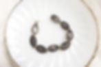 Japanese pattern oval damascene bracelet
