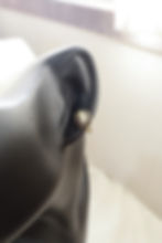 Gray dainty oval cameo copper clip on earrings