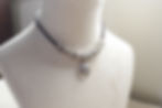 Brighton oval pendant dark brown weaved leather silver necklace