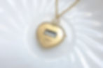 Jacques Carpentier golden heart digital watch pendant long necklace