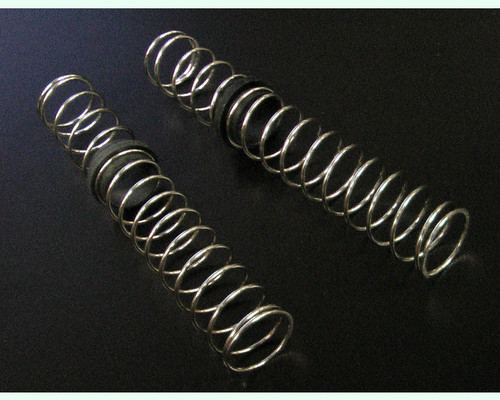 Double Spring System STD120DS08 - Dual Spring for Td120 Shocks Silver | Hot Racing