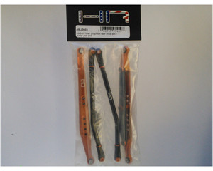 AMJ5603 - Orange Aluminum & Cf Link Set Axial Rr10 Smt10 Yeti