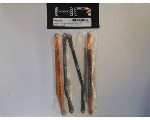 AMJ5603 - Orange Aluminum & Cf Link Set Axial Rr10 Smt10 Yeti