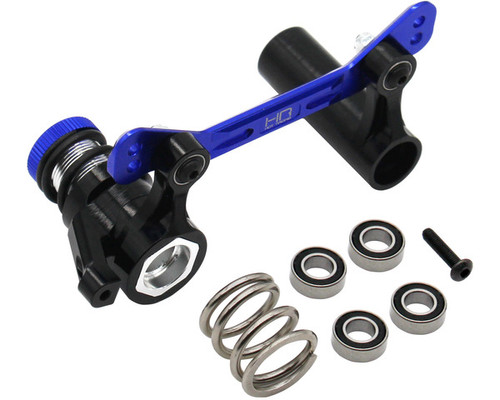 Hobbypark Aluminum Steering Parts Set (Steering Bell Crank, Ackermann Link) For Arrma 1/10 Granite 4X4,Typhon, Big Rock, Senton, Replaces AR340132 (Black - View #7