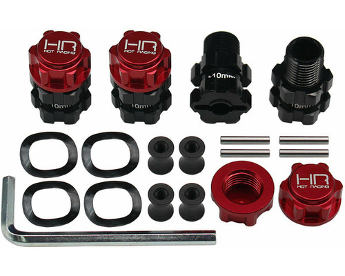 Mozzi Esagonali Hot Racing HRAAON117X15 - 17 Mm, Offset 15 Mm, Per Arrma 1/8 4x4