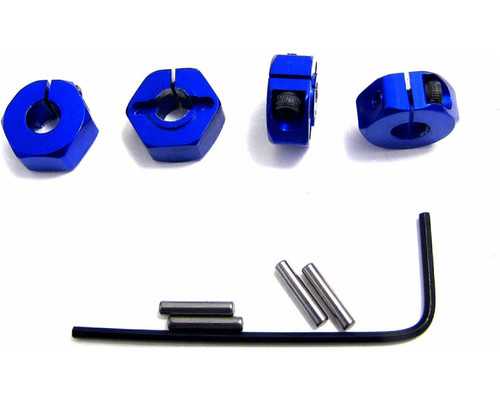 SLF1006 - Blue Aluminum 12mm Wheel Hex TRA 4x4 | Hot Racing