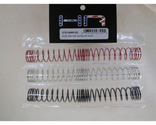STE100MR128 - Multi-Rate Rear Spring Set (3 Pair) - Slash Rustler