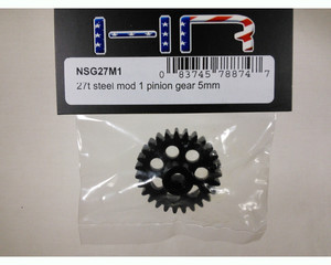 NSG28M1 - 28t Steel Mod 1 Pinion Gear 5mm