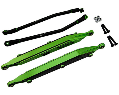 AMJ5605 - Green Aluminum & Cf Link Set Axial Rr10 Smt10 Yeti | Hot