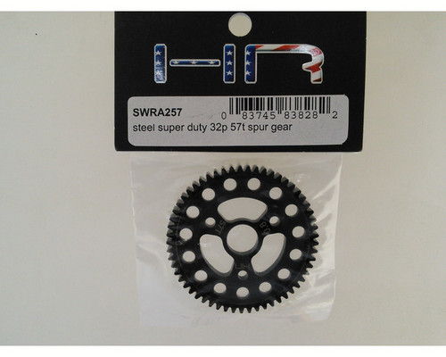 sthp SWRA257 - Steel Super Duty 32p 57t Spur Gear | Hot Racing