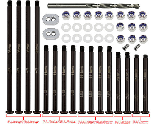 XMX1568P - Hardened S2 Steel Hinge-Pin (16) XMX | Hot Racing