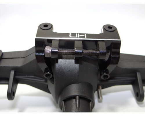 GPM Alu Upper Center Link Mount Für Axial SCX10 - Schwarz, 1 Stück, Perfekt Zum Tuning Deines RC-Crawlers