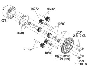 MMX1000LX06 - Sliper Differential for Mini Maxx XRT | Hot Racing