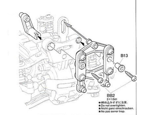 TSW4801 - Aluminum Steering Rack SW-01 | Hot Racing