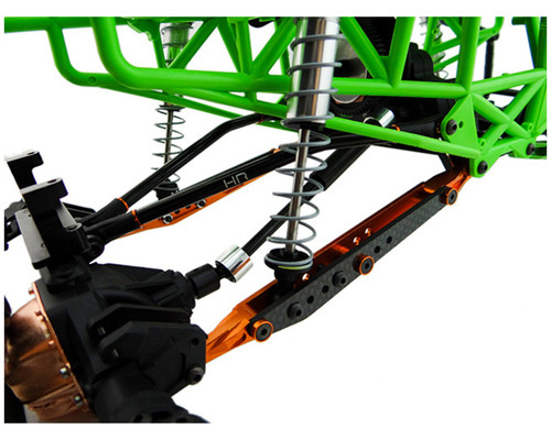 AMJ5603 - Orange Aluminum & Cf Link Set Axial Rr10 Smt10 Yeti