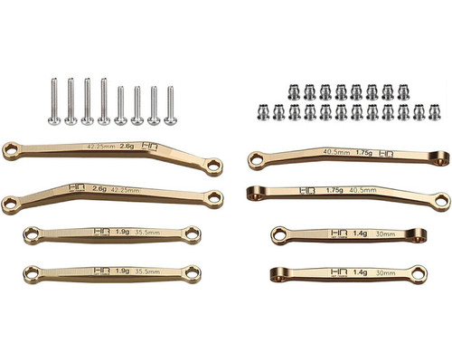SXTY133H - No Flex upgrade Brass Link set SCX30 | Hot Racing