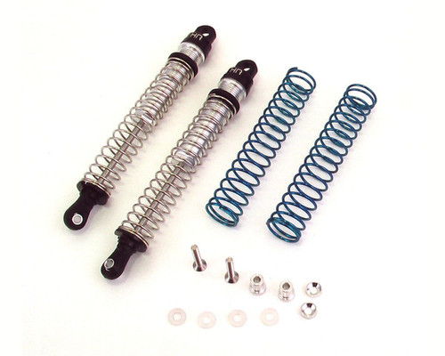 TD12001 - Aluminum Threaded Shocks 120mm (Black/Silver)) | Hot Racing