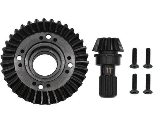 SXRT93511R - 35t/11t HT Helical Diff Ring/Pinion Rear Gear TRA XRT