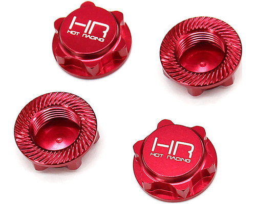 NRO10N02 - 17mm Serrated Close End Dirt Shield Wheel Nuts Arrma