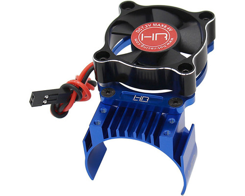 レアデック　New fan back 1st print 赤&青 MMX3535F01 - Motor Heat Sink Fan Mini Max TXR | Hot Racing