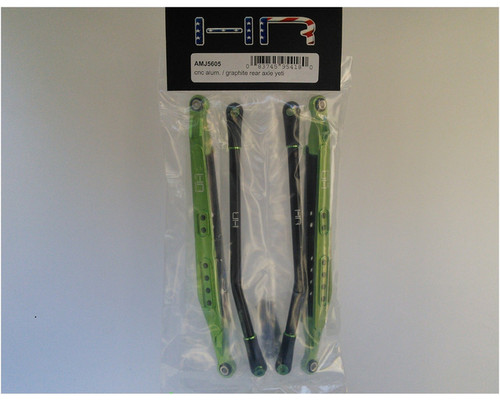 AMJ5605 - Green Aluminum & Cf Link Set Axial Rr10 Smt10 Yeti | Hot