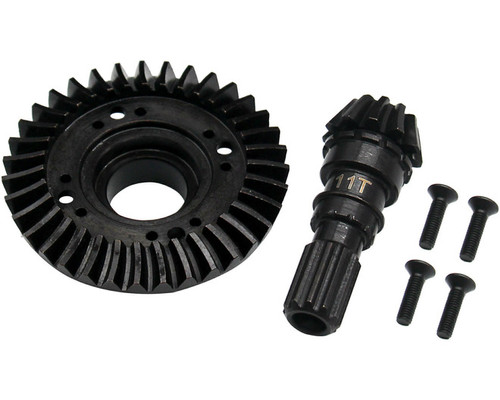 SXRT93511F - 35t/11t HT Helical Diff Ring/Pinion Front Gear TRA