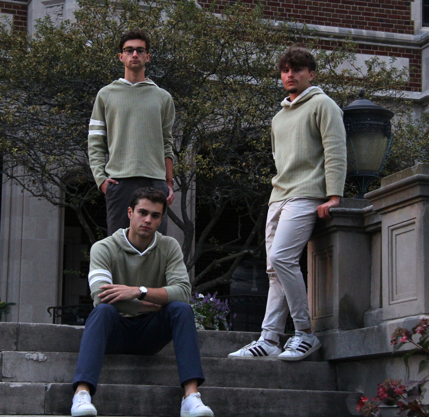 Multiple Moss Hoodies