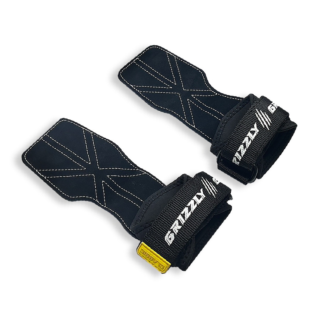 Grizzly Grips Lifting Straps Premium Classic with Durable Double Layer Leather
