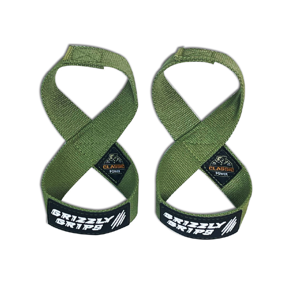 Grizzly Grips Lifting Straps ARMY GREEN