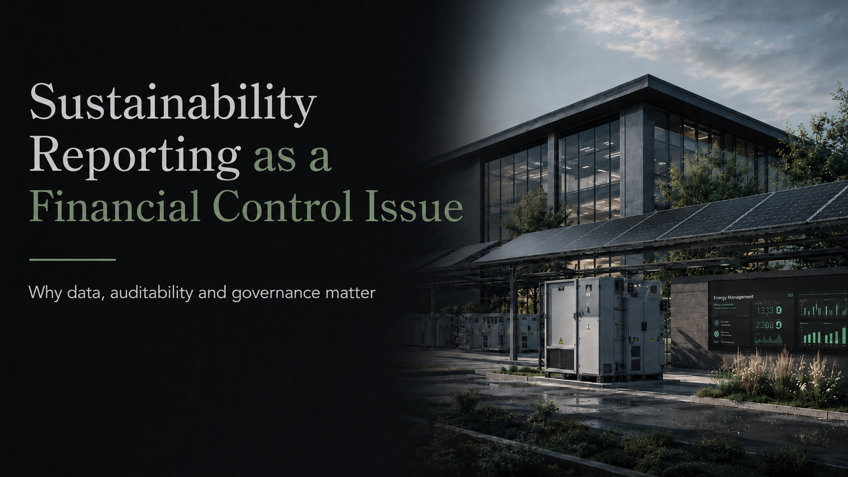 Cover image for Sustainability Reporting as a Financial Control Issue, Not Only an ESG Issue