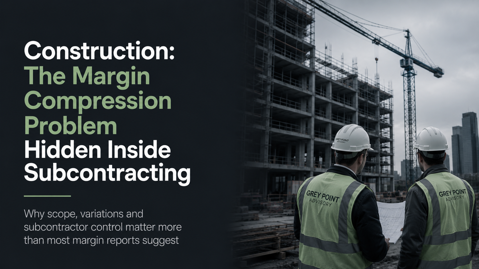 Cover image for Construction: The Margin Compression Problem Hidden Inside Subcontracting