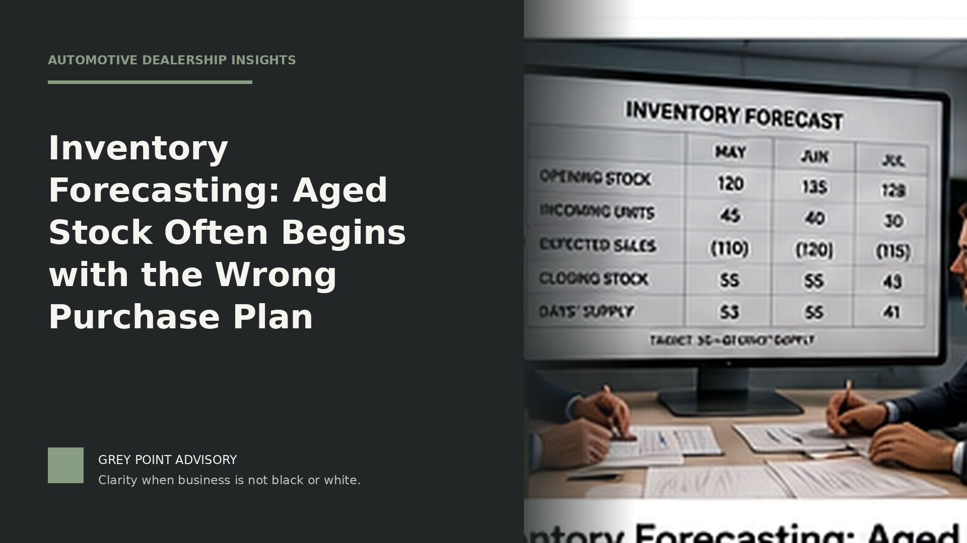 Cover image for Inventory Forecasting: Aged Stock Often Begins with the Wrong Purchase Plan