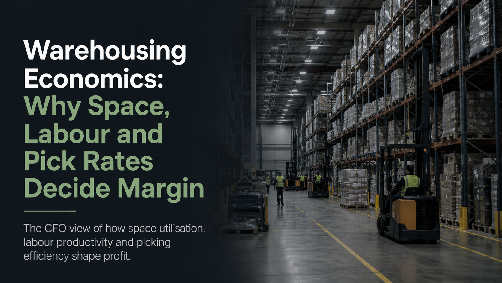 Cover image for Warehousing Economics: Why Space, Labour and Pick Rates Decide Margin