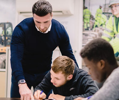 Young people learning