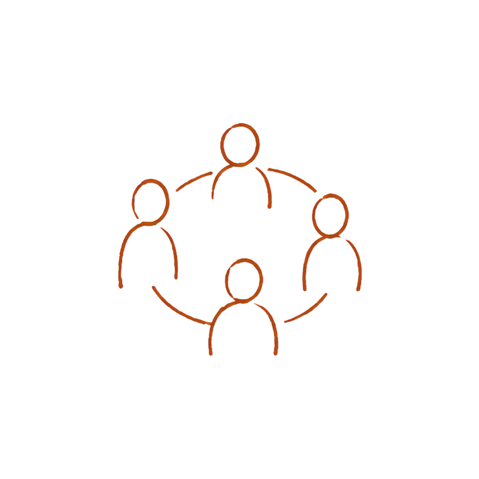 Icon of people - a symbol of together.