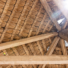 roof made with grass in bali