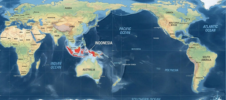 Mapamundi indonesia