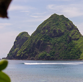 tropical mountains in west sumbawa